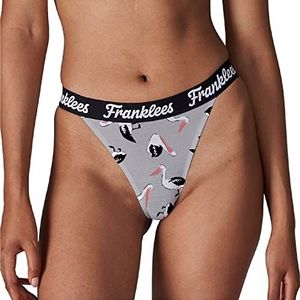 Franklees Tanga Pelican Bikini-stijl ondergoed voor dames, Pelikaan, M