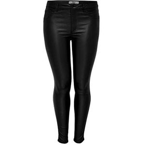 Name It Carpunk Reg Sk Coated Pants voor dames, zwart (black/black), 50W x 32L
