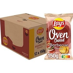 Lay's Oven Baked Chips Barbecue, Doos 12 stuks x 150 g
