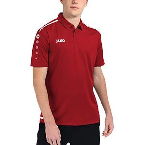 JAKO Heren Polo Striker 2.0 Polos, Chili rood/wit, 3XL