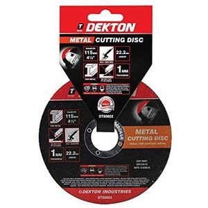 DEKTON DT80602 115 mm Snijschijf Metaal Ultra dun Plat