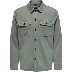 ONLY & SONS Heren overhemd ONSNEWKODYL overhemd, Castor Gray, M