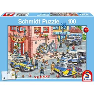 Polizeieinsatz: Kinderpuzzle Standard 100 Teile