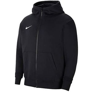 Nike Unisex-Child Y Nk FLC Park20 Fz hoodie-sweatshirt met capuchon, zwart/wit, 6-7 jaar