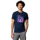 Columbia - Sun Trek - T-shirt - Blauw - Korte Mouwen - Grafische Print