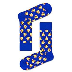 Happy Socks Rubber Duck Sock, Blauw, Medium-Large