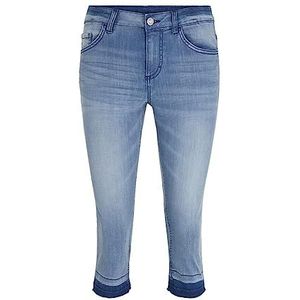 TOM TAILOR Dames Alexa Capri Jeans 1031731, 10282 - Dark Stone Wash Denim, 25