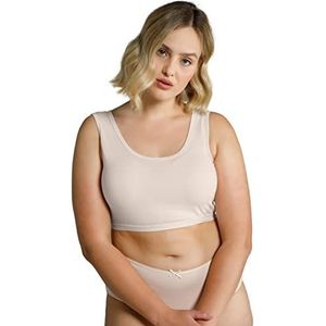 Ulla Popken - Bustier - Wit - Slupfform - Dames-T-shirt beha