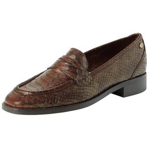 Fred de la Bretoniere Dames Mint Loafer, Dark Brown, 41 EU, donkerbruin, 41 EU