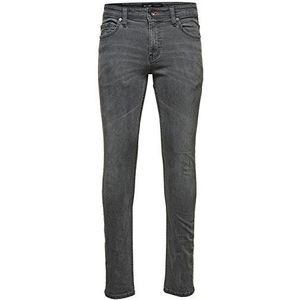 ONLY & SONS Heren Slim Jeans Onsloom 2086 Pa Ca Noos, grijs (dark grey denim), 34W x 32L