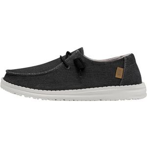 Hey Dude Wendy Chambray - Dames Schoenen - Off Black - Maat EU 36, Off Black, 36 EU