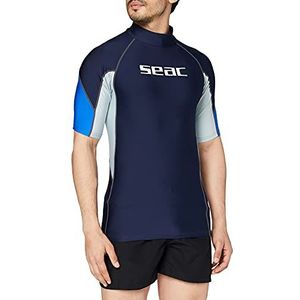 Seac RAA Short Evo Rashguard met Korte Mouwen voor Heren; UV Zwem- en Snorkeltop