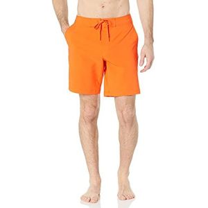 Amazon Essentials Heren Board Shorts, Oranje, Large