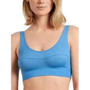 CALIDA Elastische bustier met zachte tailleband voor dames, Azuriet Blauw, 32-34