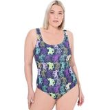 Ulla Popken - Badpak - Marine - Gemengde Kleuren