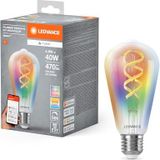 Ledvance - SMART+ Matter Filament Edison - Verlichtingsmiddel - Veelkleurig - 4,8W - E27