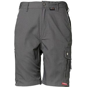 Planam 2173056 - canvas shorts, maat XL, grijs/zwart