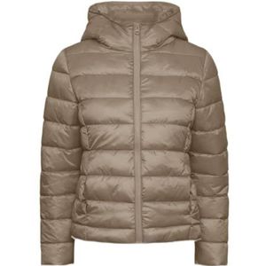 PIECES Pcbirdie Hoodie Jacket Noos Cp Damesjas, silver mink, S