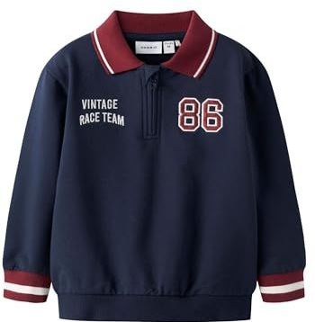 NAME IT Sweatshirt  blauw / rood