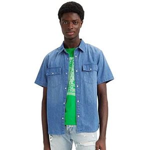 Levi's Ss Relaxed Fit Western Shirt Mannen, Tombstone Stonewash, L