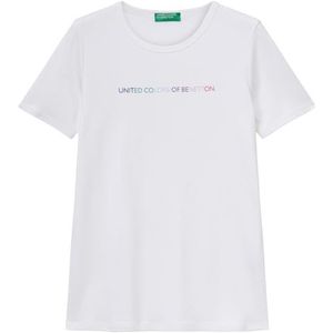 United Colors of Benetton T-shirt, Wit, XS