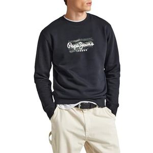 Pepe Jeans Robinson Sweatshirt voor heren, Zwart (zwart), S