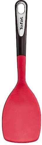 Tefal Ingenio K20645 Spatel, kunststof, rood/zwart, oogje om op te hangen, vaatwasmachinebestendig, optimale flexibiliteit om te draaien