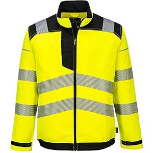 Portwest T500YERM Vision Hi-Vis Work Jacket, Medium, Yellow