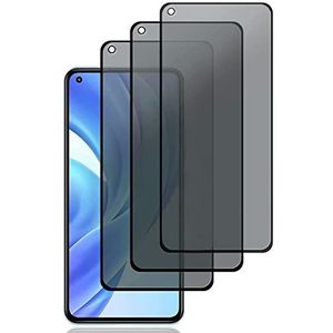 Meeter Gehard glas voor Samsung Galaxy A21S, [3 stuks] anti-spionagebeschermfolie scherm, [anti-peeping anti-spy] extreem resistent anti-kras hardheidsgraad 9H glas