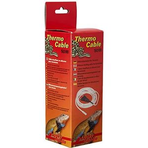 Lucky Reptile Thermo Kabel - 50 W Verwarmingskabel voor Terrariums - 6,5 m Kabel met 1,5 m Aansluiting - Snelle opwarming & gelijkmatige warmte - Waterdicht silikon - Terrarium accessoire