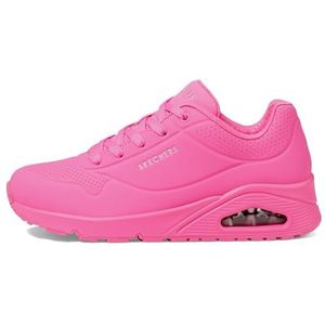 Skechers Dames Uno Stand on Air Sneaker, roze (hot pink), 38 EU