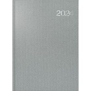 rido/idé Dagkalender model Conform 2024 1 pagina = 1 dag A4 zilverkleurig
