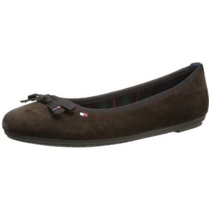 Tommy Hilfiger Camilla 30 B FW56815944 dames ballerina's, Braun Coffee Bean 212, 37 EU