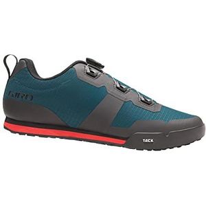 Giro Unisex Tracker Mountainbiking-schoen, Harbor Blue/Bright Red, 49 EU