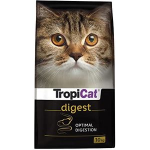 TROPICAT DIGEST 10kg - Premium voer voor katten na sterilisatie met prebiotica rijk aan kip en rijst