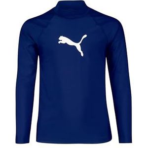 PUMA Swim Kids Unisex Rashguard 1P, Donkerblauw, 116