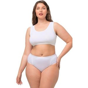 Ulla Popken Dames 4056088485013 bustier, wit, 42/44