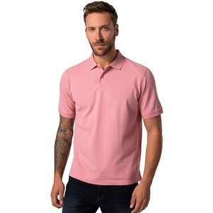 JP 1880, Heren grote maten, poloshirt, piqué, donkerroze, 8XL
