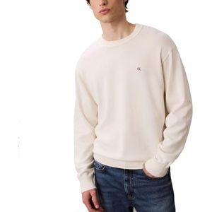 Calvin Klein - LS EZ Cotton Crewnk Sweater - Beige - Hoodie
