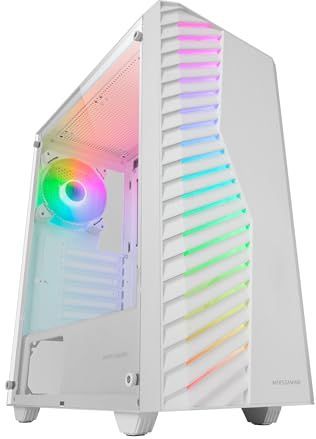 MC-VOLT - Gaming Behuizing - Zwart - Tempered Glass - ARGB Ventilator