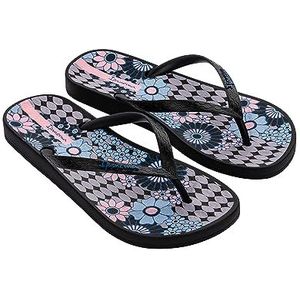 Ipanema Dames ANAT. TEMAS XIV FEM Flipflop, zwart/grijs/roze, 43 EU, Zwart Grijs Roze, 43 EU