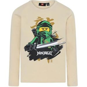 LEGO Jongens T-shirt, Dark Off White, 146