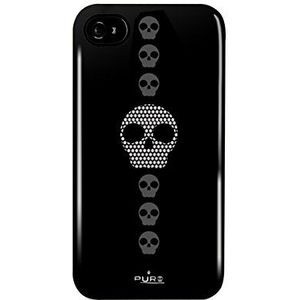 Puro - Silicon Case/Case - Skull - voor Apple iPhone 4 / 4S (TPU)