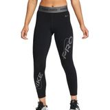 Nike Leggings voor dames, zwart/ijzergrijs, L