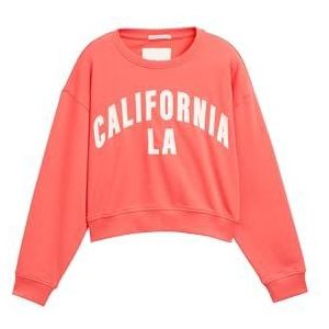 TOM TAILOR Sweatshirt voor meisjes, 11042, effen rood, 176