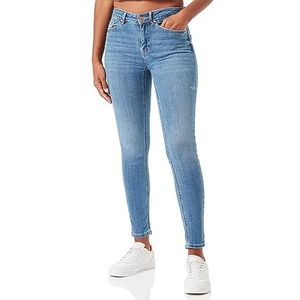 VERO MODA VMFLASH Skinny Jeans voor dames, middelhoge taille, skinny fit, blauw (medium blue denim), (L) W x 30L