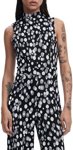 Desigual Jumpsuit_Volga jeans voor dames, Zwart, L