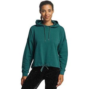 Urban Classics Oversized Gathering Hoody voor dames, turquoise (Teal 1143), XS