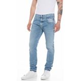 Replay Anbass Slim-Fit Hyperflex herenjeans met stretch, Lichtblauw 010, 27W x 32L