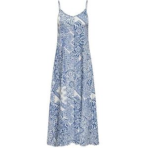 Onlnova Life Vis Gigi Long Dress AOP, Mazarine Blue, S